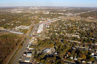 Bread of Life Mennonite Church - Oklahoma City Aerial View